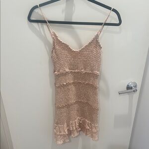Light Pink Mini Dress